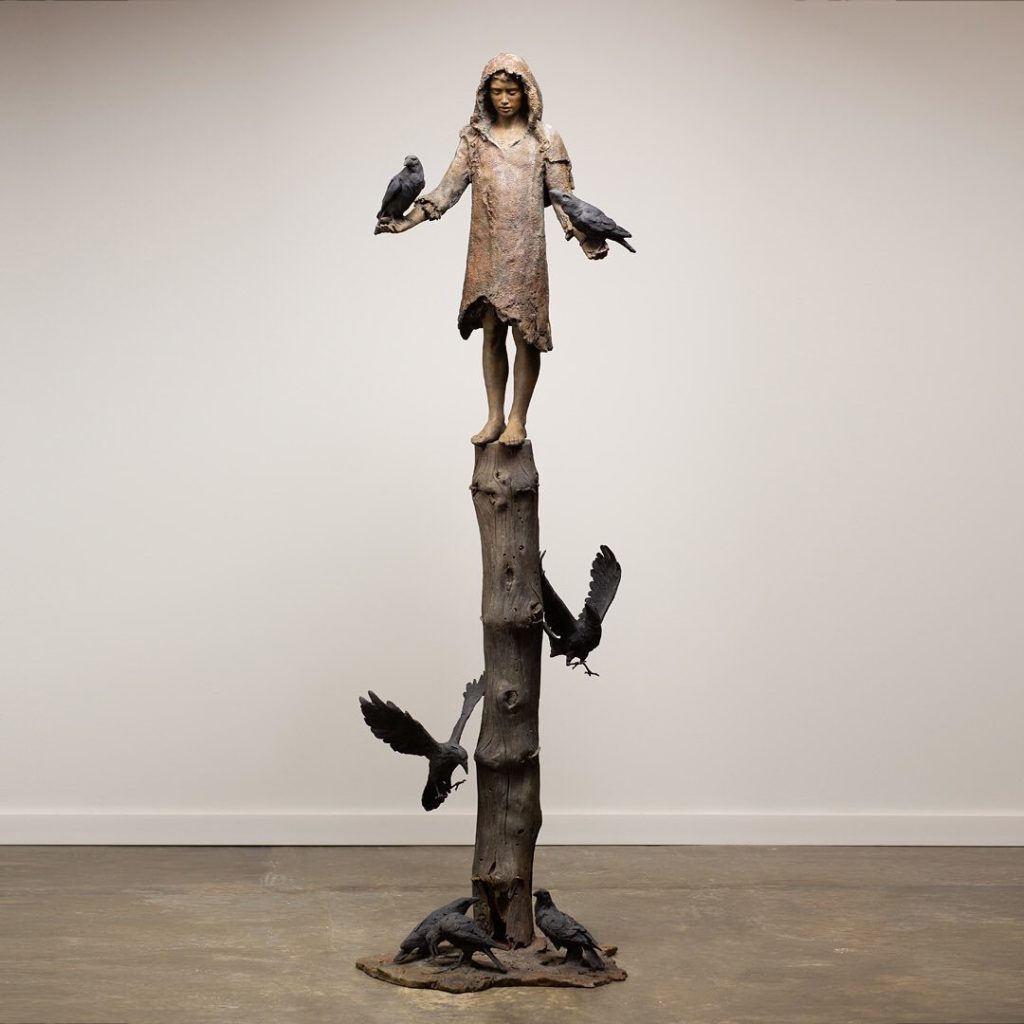 CODERCH & MALAVIA, Scarecrows, bronze, 185 cm de haut
