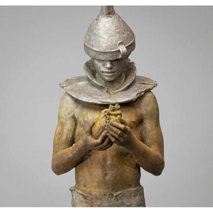 Coderch & Malavia, The Little Tin Man, Bronze, 85 x 27 x 23 cm, PATINE ROUILLE