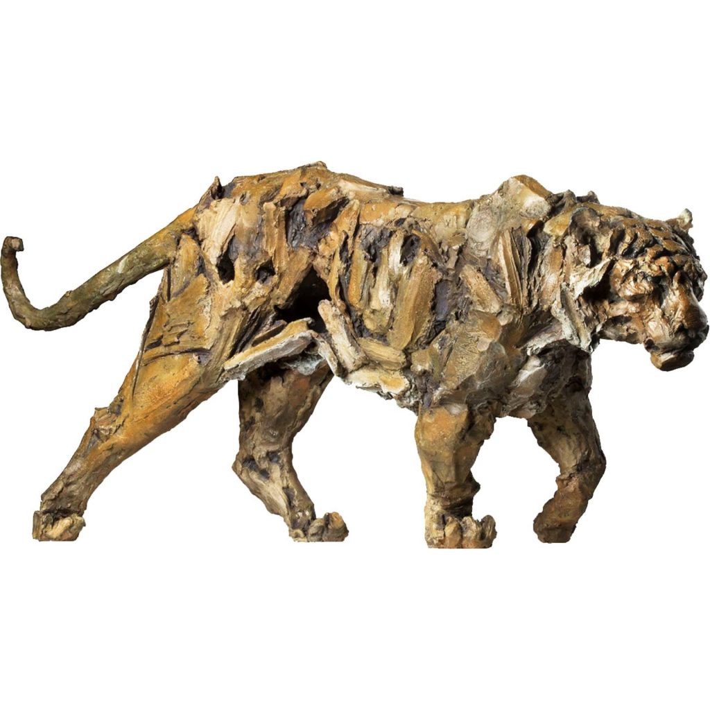 Jean-François Gambino, Tigre, Bronze, 170 x 85 x 40 cm