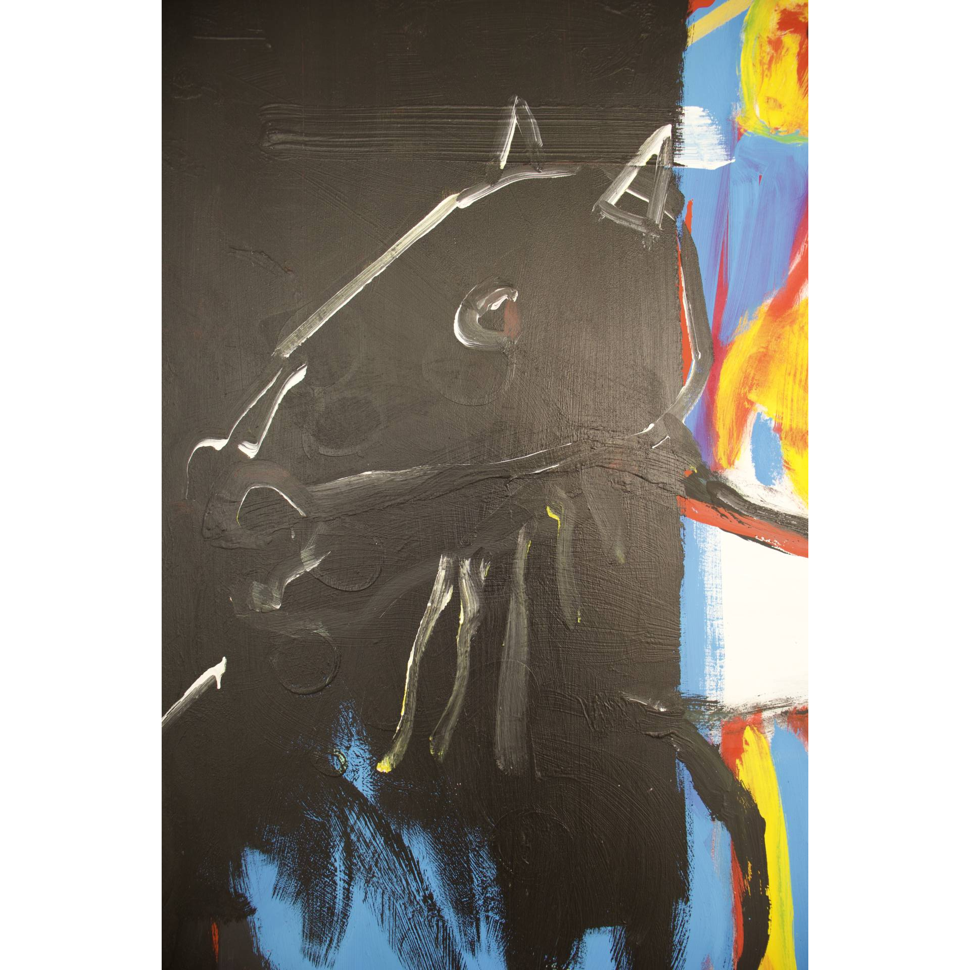 Francky CRIQUET, La deuxième note, Acrylique sur toile, 172 X 122 cm