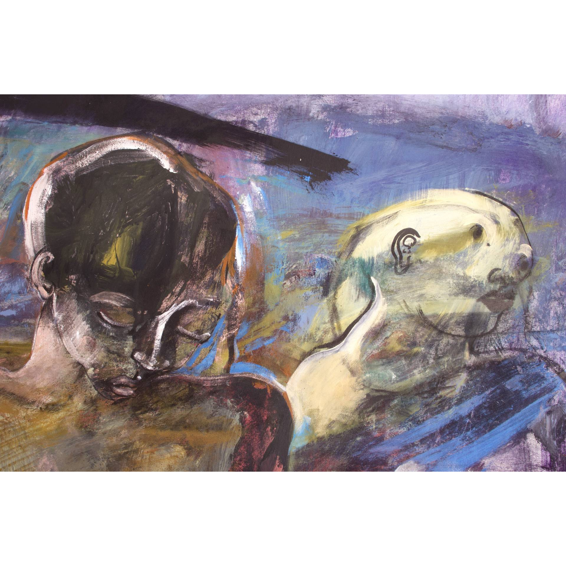 Francky CRIQUET, Qui ne ressemble à rien, acrylique sur toile, 205 x 138 cm