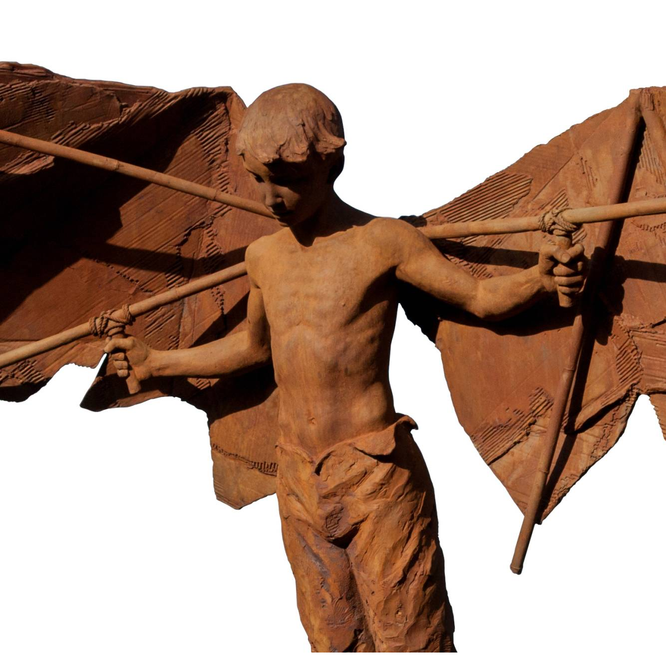 Coderch & Malavia, Learning To Fly, Bronze Ou Résine Et Acier Corten, 185 X 285 X 90 Cm