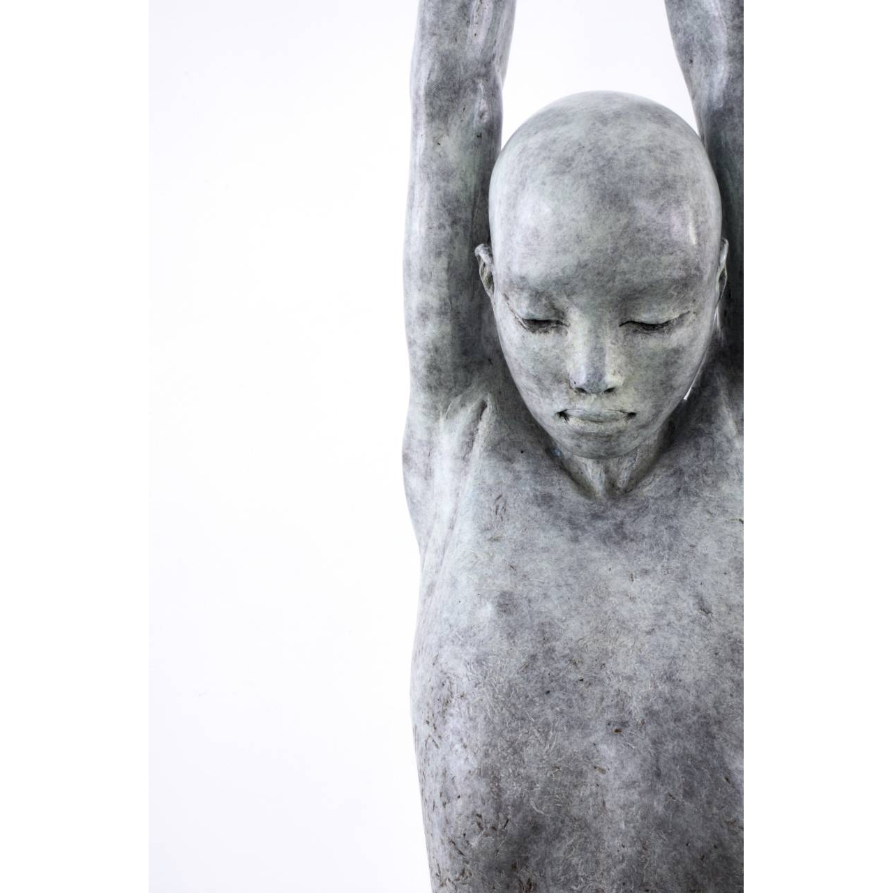 Claude JUSTAMON, Conexao, Bronze, 53 X 24 X 25 cm