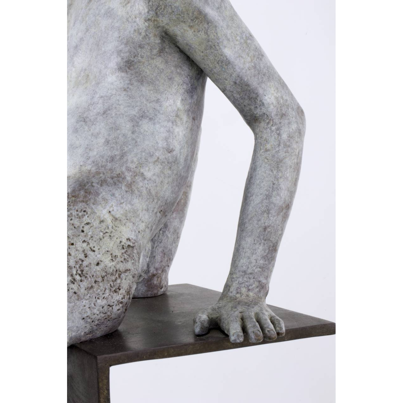 Claude JUSTAMON, L’ appel, bronze (8+4 E.A.), 54 x 31 x 25 cm
