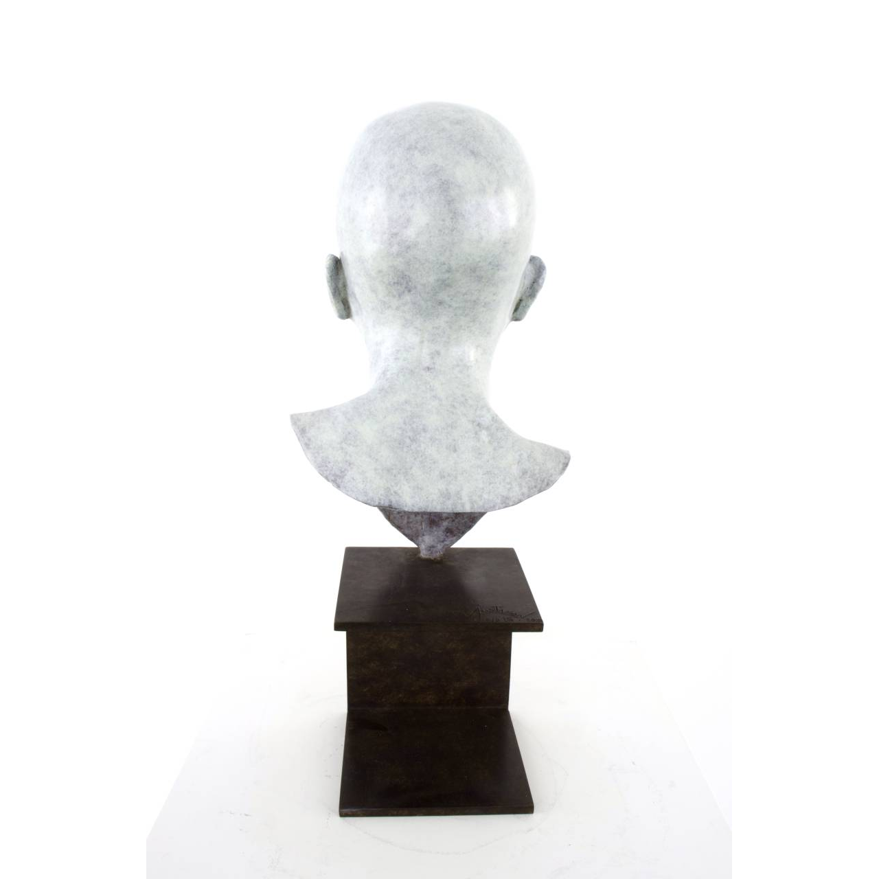 Claude JUSTAMON, Le secret, Bronze, 25 x 17 x 12 cm (+ socle 13 cm)