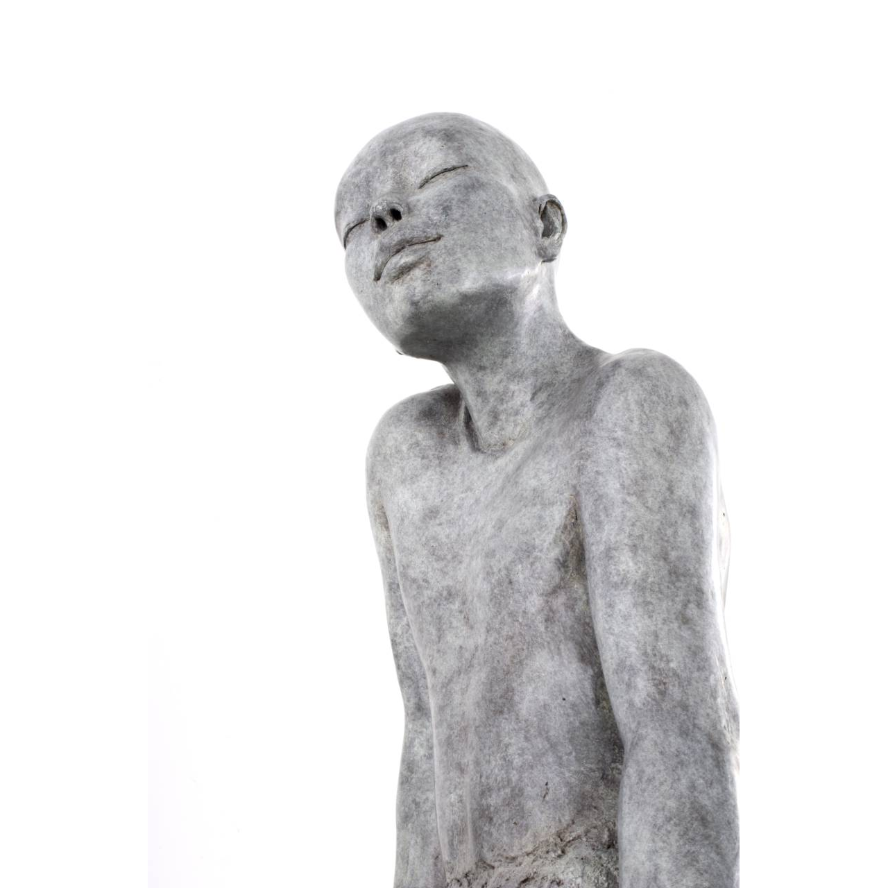 Claude JUSTAMON, Murmure, Bronze, 74 X 39 X 35 cm