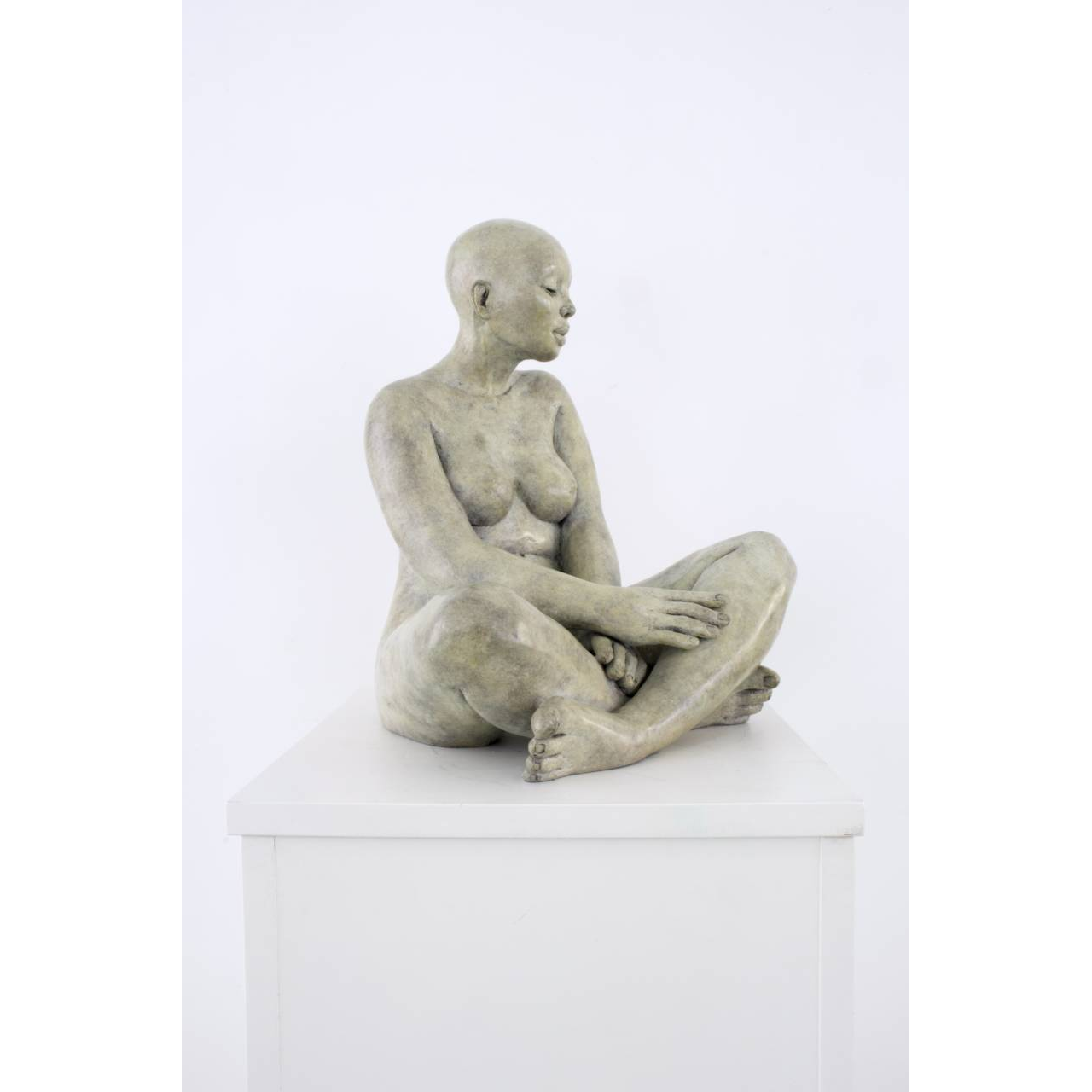 Claude JUSTAMON, Plénitude, Bronze, patiné, 40 x 32 x 28 cm